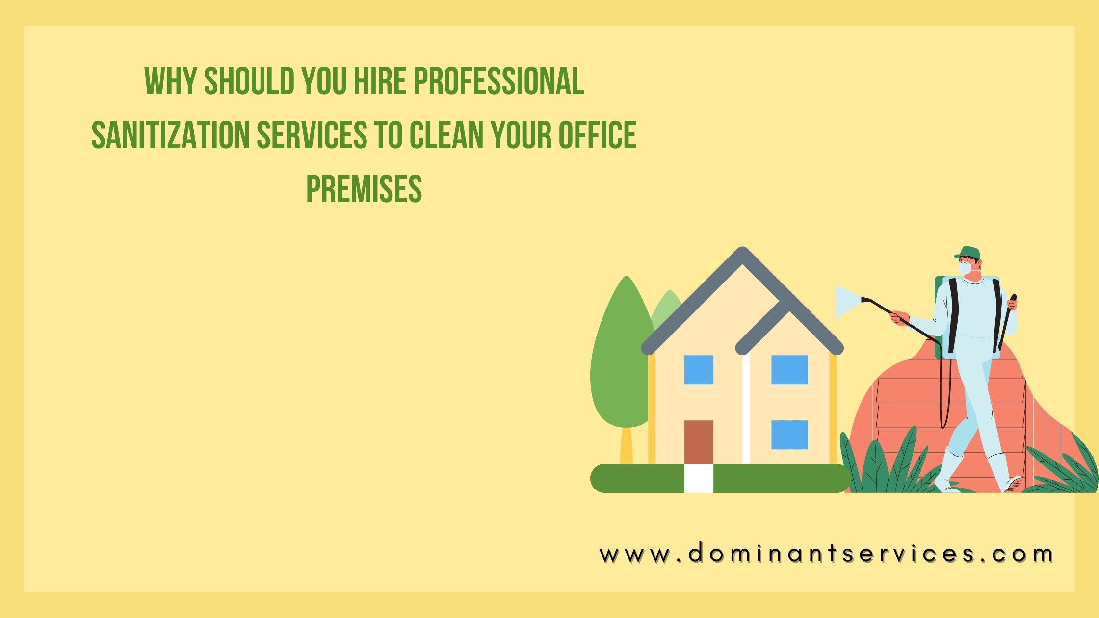 Read more about the article Why should you hire Professional Sanitization Services to clean your Office Premises?